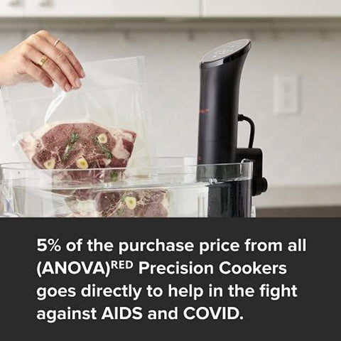 Anova Culinary (ANOVA)ᴿᴱᴰ Precision Cooker Nano, Black, Small Small, Black