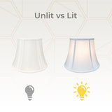 Royal Designs Modified Bell Lamp Shade - White - 11 x 18 x 13.5