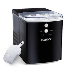 Igloo Large-Capacity Automatic Portable Electric Countertop Ice 33 Lb, Black