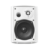 Pyle Wall Mount Home Speaker System - Active + Passive Pair 5.25 in, White