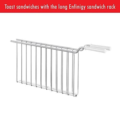 ZWILLING Enfinigy 2 Long Slot Toaster, 4 Slices with Extra 2 Slot, Black