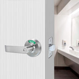 Bathroom Privacy Lever Lock with Large Indicator for Men Women Restroom Inuse...