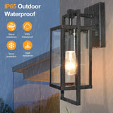 ALVIME Outdoor Wall Lights Fixture, Waterproof&All-Weather Wall Sconce, Exter...