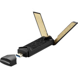 ASUS WiFi 6 AX1800 USB WiFi Adapter (USB-AX56) - Dual Band WiFi 6 Client, 2x2...