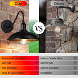 Outdoor Barn Light Fixtures - Dusk to Dawn Exterior Farmhouse Lighting for Ho...