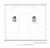 Livex Lighting 20584-01 Nyack Antique Brass 3 Light Outdoor Wall Lantern