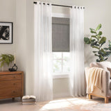 ECLIPSE Bamboo Roman Shades for Windows 23 in Wide x 72 in Long, Semi-Privacy...