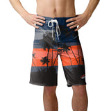 FOCO Men's NFL Team Logo Sunset Swim Boardshorts Denver Broncos 3X-Large