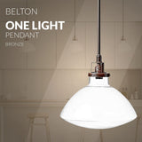 Generation Lighting 6514501EN7-710 Belton One - Light Pendant Hanging Modern ...