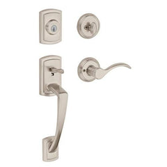 Baldwin Nautica, Front Entry Handleset with Updated Packaging, Satin Nickel