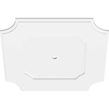 Ekena Millwork CMP24LE-01000 Locke Architectural Grade PVC Contemporary Ureth...