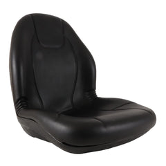 Complete Tractor Seat 3010-0058 Black Medium Back 15" Height, Plastic Pan 18"...