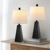 JONATHAN Y JYL1037D-SET2 Owen 20.5" Resin LED Table Lamp Contemporary, Office...