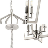 Progress Lighting Galloway P500377-009 Collection 4-Light Modern Farmhouse Fo...