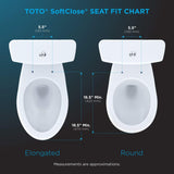 TOTO SS154#12 Traditional SoftClose Elongated Toilet Seat, Sedona Beige