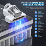 Mattress Vacuum Cleaner Bed Vacuum Cleaner with 16Kpa Suction 253.7nm UV-C Li...