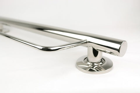 24&#8221; Designer Newport Wall Mount Bathroom Shower Grab Bar with Towel Bar, P
