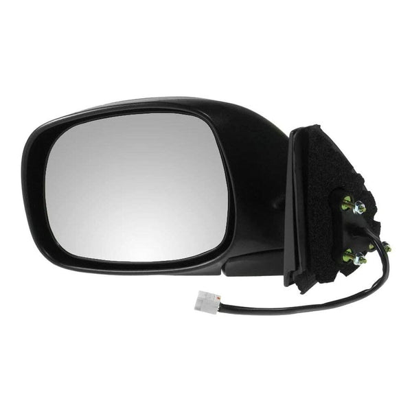 TRQ Left Mirror Power with Heat with Chrome Cover Drivers Side Compatible wit...