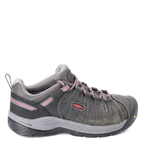 KEEN Utility Women's Flint 2 Low Height Leather Steel Toe Work Shoe 9.5 Wide