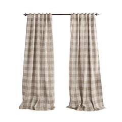 Elrene Home Fashions Farmhouse Living Grainger Buffalo-Check Blackout Window ...