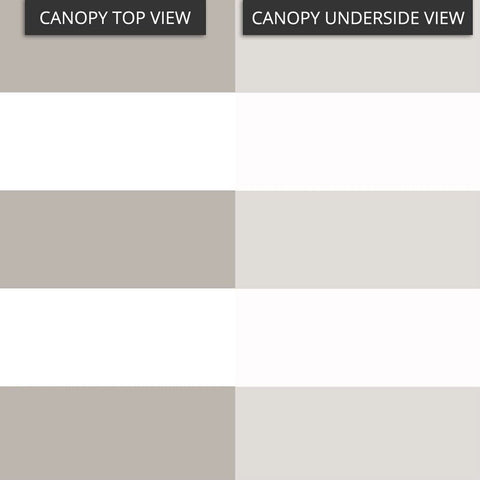 Garden Winds Universal Pergola Replacement Canopy - Standard 350 - Cabana Beige