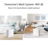 ASUS ZenWiFi Whole-Home Tri-Band Mesh WiFi 6E System (ET8 2PK), Coverage up...