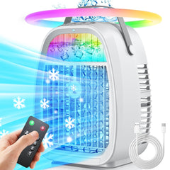 AI Portable Air Conditioners Fan,Evaporative Mini Misting Air Conditioner,Por...