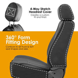 Carson Heavy Duty Truck Seat Covers for Front Seats; Fits Full-Size SUV or Tr...