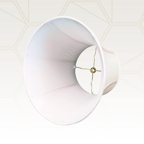 Royal Designs Modified Bell Lamp Shade - White - 11 x 18 x 13.5