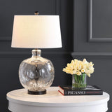 JONATHAN Y JYL1067A Rae 26.5" Glass/Metal LED Table Lamp Cottage French Count...