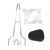 X AUTOHAUX Motorcycle Rear Seat Back Rest Sissy Bar Back Rest for Harley Davi...