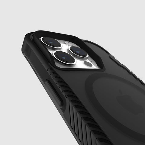 Case-Mate Tough Grip Smoke Black iPhone 15 Pro Case [16ft D3O Drop Protection...