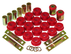 Prothane 8-318 Red Rear Upper and Lower Control Arm Bushing Kit