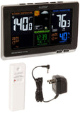 La Crosse Technology Advanced Weather Station with Full-Color LCD & Atomic Ti...