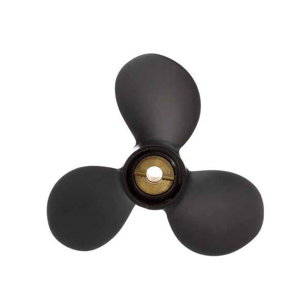 Quicksilver Black Diamond 3-Blade Aluminum Propeller - For Yamaha, Honda, Evi...