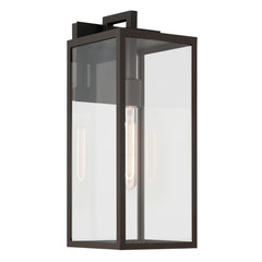 Kichler Branner 1-Light Olde Bronze Luxe Updated Traditional Outdoor Wall Lig...