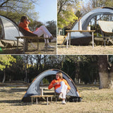 KingCamp Bamboo Adjustable, Anti-UV Portable Folding Table, Picnic, Camping, ...