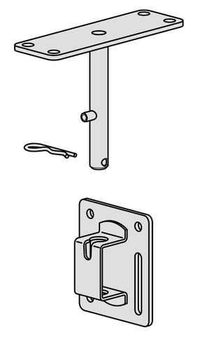 MAGMA Products, T10-540 Dual Square Rail/Vertical Surface Mount, Multi, One S...