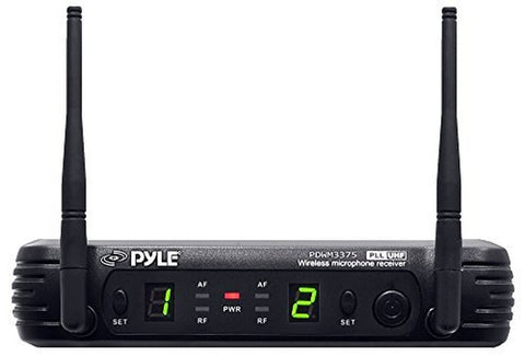 PYLE-PRO Professional Wireless Microphone System - Dual UHF Band, Wireless, H...