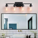 26" Bathroom Vanity Light Fixtures Over Mirror,Black Bathroom Light Fixtures ...