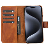 Venito Leather for iPhone 15 Pro Max Case Wallet with Card Holders and RFID B...