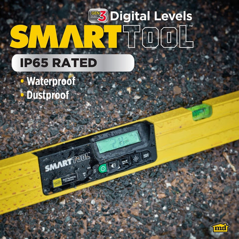 M-D Building Products 92515 Gen3 SmartTool 24-Inch Digital Level with Carryin...