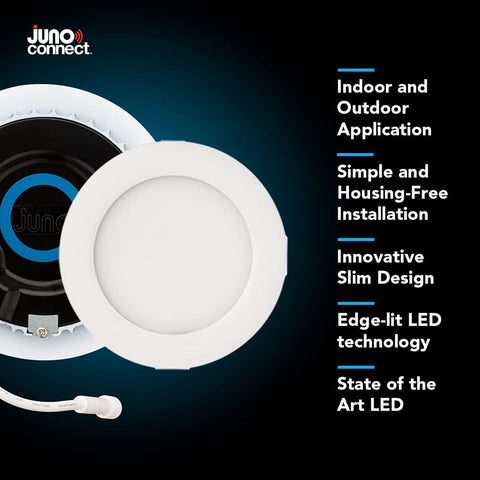 Juno WF6C RD TUWH MW CP4 M2 Smart LED Recessed Light, Wafer Downlight, 2700K-...