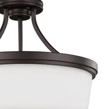Canarm ISF286A03ORB 3 Light Jackson SemiFlush Semi Flush Ceiling Light, Oil R...