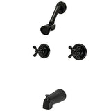 Kingston Brass KB240AX Magellan Tub and Shower 72 x 8 x 7.38, Matte Black