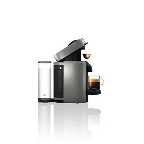 Nespresso VertuoPlus Coffee and Espresso Machine by De'Longhi with Milk Froth...