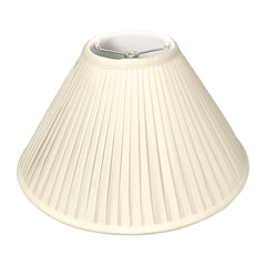 Royal Designs Coolie Empire Side Pleat Basic Lamp Shade, Beige, 7" x 20" x 12...