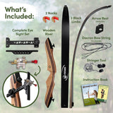 KESHES Takedown Recurve Bow and Arrow Set for Adults & Teens 62" - 15-60lb Dr...