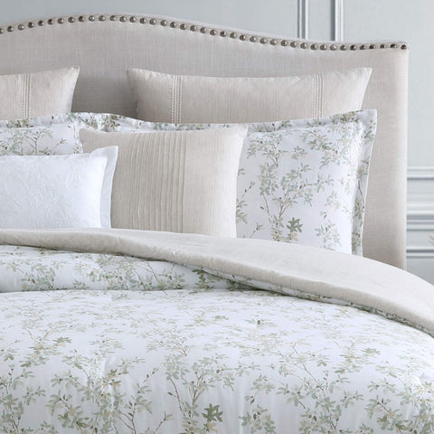 Laura Ashley Home - Queen Comforter Set, Cotton Reversible Bedding, Includes ...