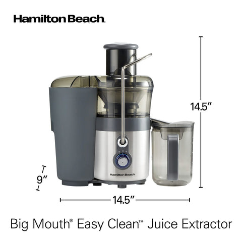 Hamilton Beach Juicer Machine, Centrifugal Extractor, Big Mouth 3" Feed Chute...